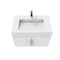 Castello Usa Nile 30-inch White Vanity Set with White Top and Chrome Handles CB-MC-30W-CHR-2053-WH - alternate 2